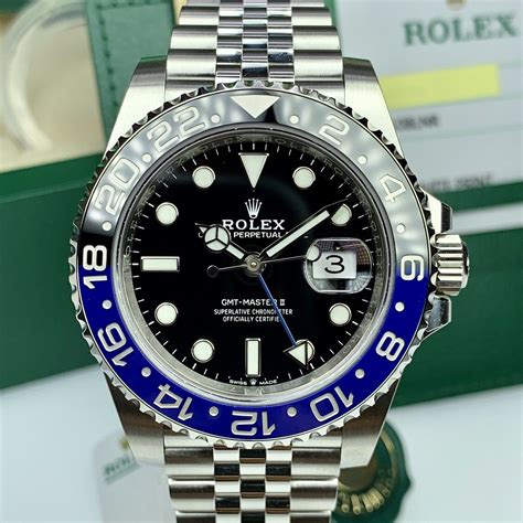 bateman rolex|rolex batman gmt.